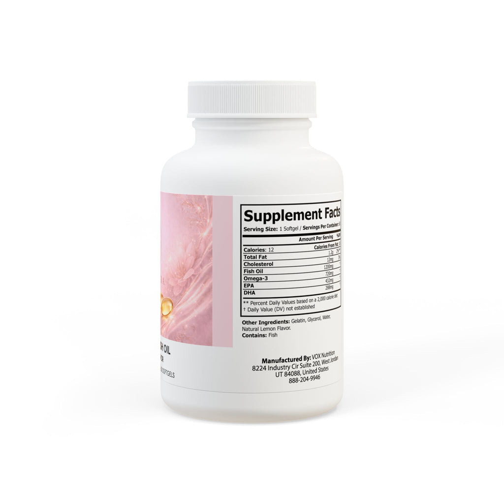 Omega 3 Fish Oil Supplement (60 Softgels)